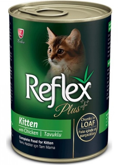 Reflex Plus Kitten Tavuklu Yaş Mama 415 Gr.