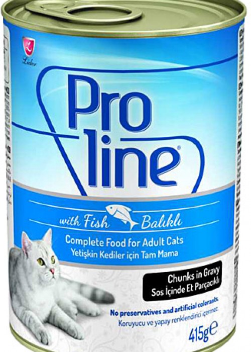Proline Balıklı Kedi Yaş Maması 415 Gr. Proline Balıklı Kedi Yaş Maması 415 Gr.