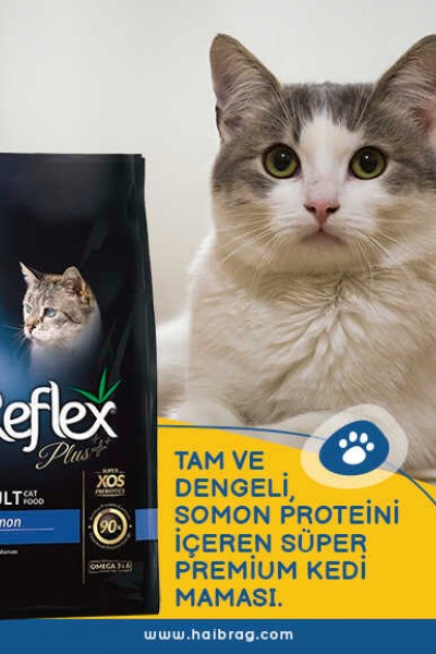 Reflex Plus Somonlu Yetişkin Kedi Maması 1,5 KG