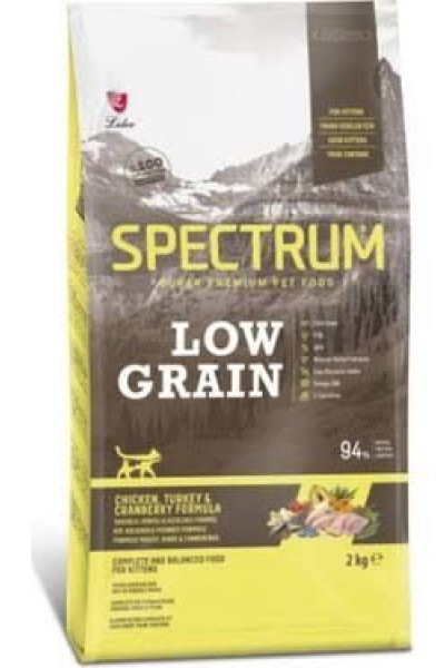 Spectrum Low Grain Kitten (Yavru) Kedi Maması 2 KG Kapalı Paket