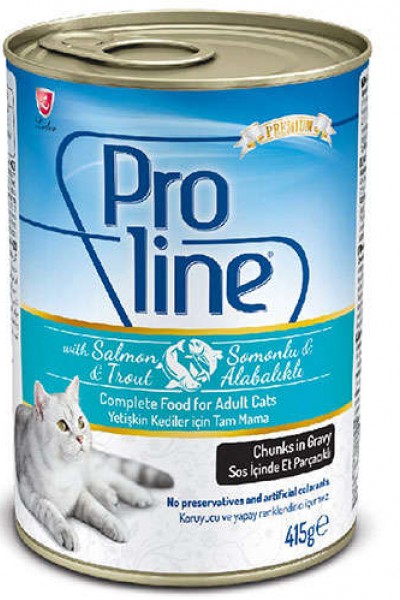 Proline Somon&Alabalık Kedi Yaş Maması 415 Gr.